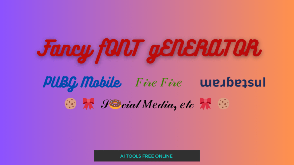 fancy text generator, fancy font generator, stylish font