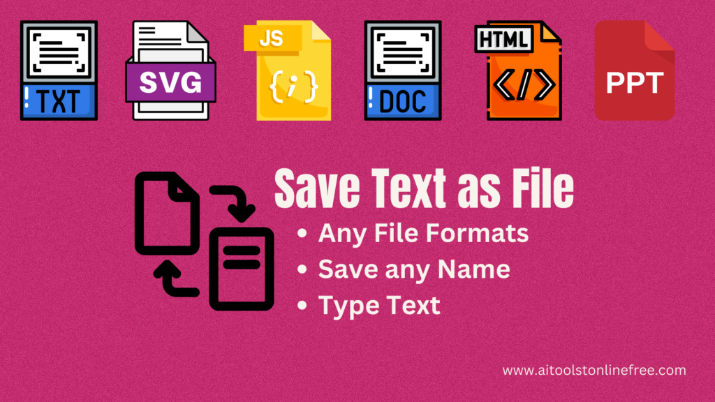 Save Text As File